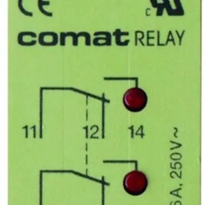 Relais de puissance AMD ComatReleco C133.01, 48VUC, 2C AgNi 6A 250VAC LED 