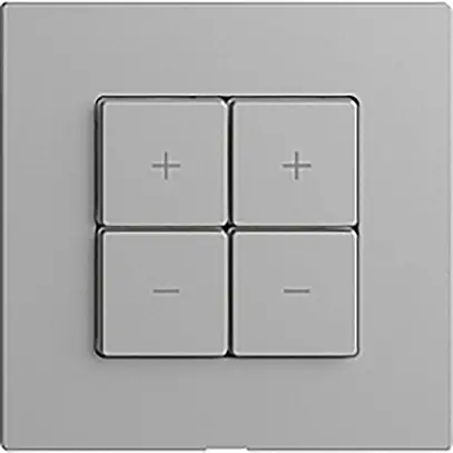 Stazione secondaria per dimmer 2c/4t WLAN Edue Wiser silver 