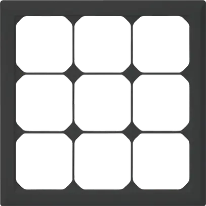 En-tête ENC kallysto.line 3×3 noir 