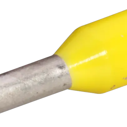 Capocorda tipo A isolato 1mm²/6mm giallo 