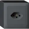 Presa AP kallysto T13 antracite con protezione bambini 