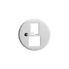 Disque frontal Standard blanc pour prise DSL à large bande 