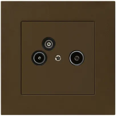 UP-Antennendose R/TV-Daten kallysto.pro 2GHz 19db braun 