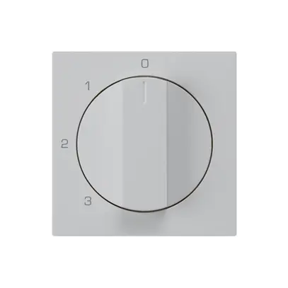 Kit de recouvrement kallysto interrupteur rotatif 0123 gris clair 