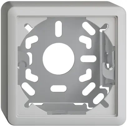 Capot avec plaque de base 39mm EDIZIOdue gris clair 