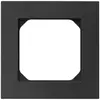 Cadre de recouvrement ENC kallysto.pro 1×1 noir 94×94mm 