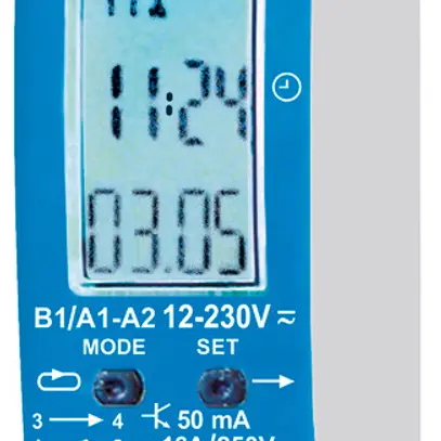 Minuteur AMD Eltako SU12DBT/1+1-UC, 12…230V, 1F 16A/250V, 1×OptoMOS, Bluetooth 