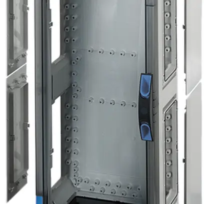 Scatola p.apparecchio Hensel FP 0341 gr.vuoto con porta tr chiuso 276×546×186mm 