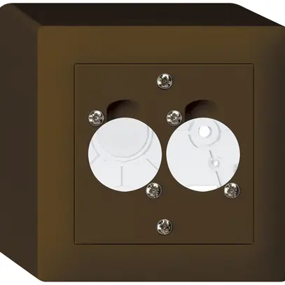 Kit de montage AP pour 2 XLR kallysto brun 