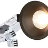 Spot LED INS maxLUCE ATMO 68 6.2W 700lm 3000K REG  Ø79mm nero 