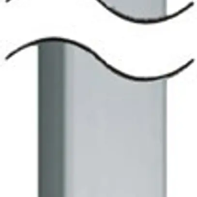 Colonna connessione soffitto tehalit DA200 1× fissaggio a molla 2.5…2.8m Al anod 