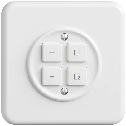 Commande pour variateur ENC 1c scène/4t Sdue Wiser blanc 