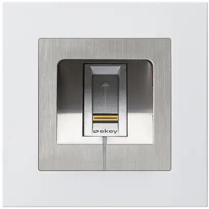 Lettore impronte INC Hager ekey RFID kallysto.pro C bianco ultra 