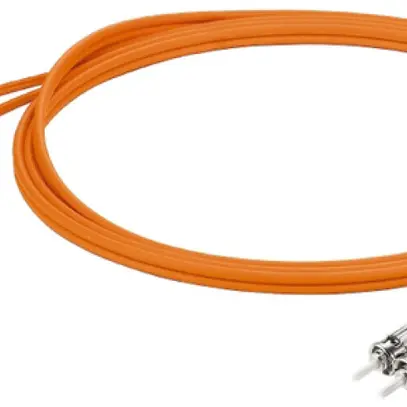 Câble patch LWL Weidmüller ZIPCORD, ST/ST LSZH, 50µm, 2m 