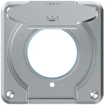 Parte superiore robusto per presa IP55 guarnizione tonda & lenticchia alluminio 