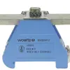 Borne de passage joignable Woertz 240mm² 415A 750V boulon 2×1 rail DIN 35mm bl 