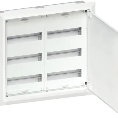 UP-Feldverteiler Hager univers 3-reihig 72TE Tür IP30 550×500×110mm 