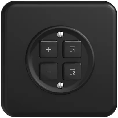 Kit recouvrement pour variateur ENC 1c scène/4t Sdue Wiser noir 