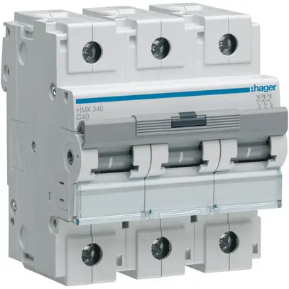 Disgiuntore Hager MCB 3P 400V tipo C 40A 4.5UM 