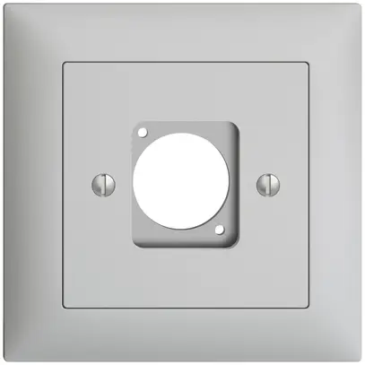 Kit di montaggio INC per presa XLR EDIZIOdue grigio chiaro 