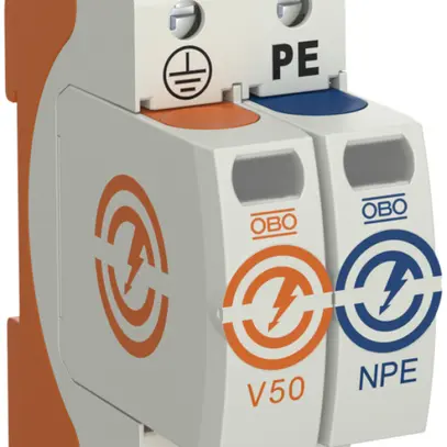 Scaricatore di sovratensione Bettermann V50+NPE, 1L, tipo 1+2, 280V 