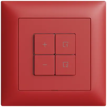 Stazione secondaria INC 1K/4T per dimmer scena Edue Wiser berry 