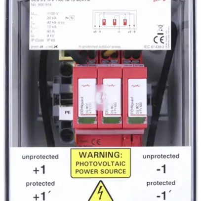 Scatola di raccordo generatore DEHN/elvatec SE DCU S 2 YPV 1100 1M 1S 