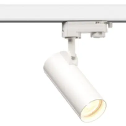 Projecteur LED SLV HELIA 50, 11W 3000K avec adaptateur 3-phases IP20 blanc 