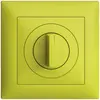 Kit frontal ENC EDIZIOdue lemon 88×88mm pour interrupteur rotatif 
