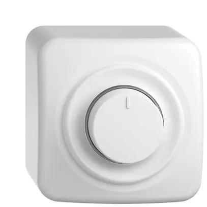 Variateur AP STANDARDdue 20…600W blanc universel, illuminable LED blanc 