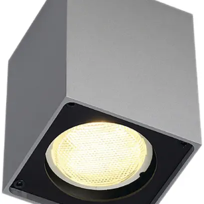 Plafoniera SLV ALTRA DICE, GU10 35W quadrato IP20 grigio argento/nero 