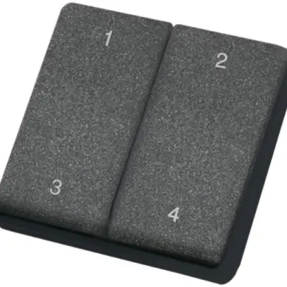 Telecomando mini RF Eltako nero 1…4, per portachiavi FMH4S 