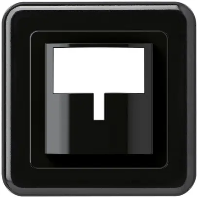 Kit frontal ENC Hager basico G pour détecteur de mouvement noir 