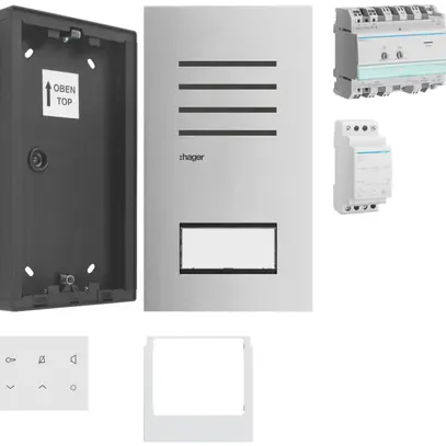 AP-Audio-Set Hager elcom.start für 1 Wohnung 