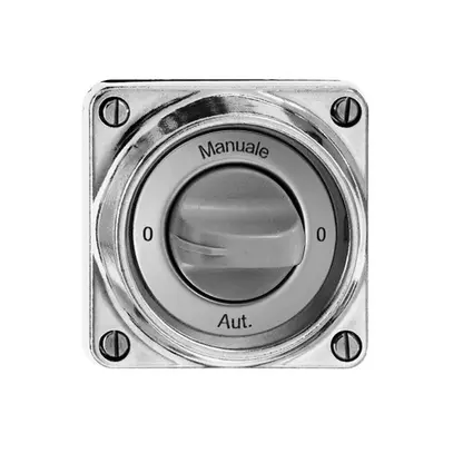 Interrupteur rot.INC mouil 0-Manuale -0-Automat 2/1L Al po.à bil 