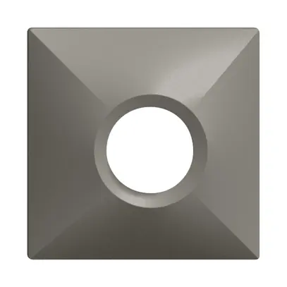 Capot frontal ang. EDIZIOdue gris foncé, pour détecteur de mouv.PIRI 360° 