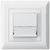 Tasto di suoneria INC A/1L kallysto.line bianco con porta-etichetta 37×15mm 