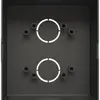 Boîte d'encastrement ABB-Welcome, taille 1/1 (1 module), noir 
