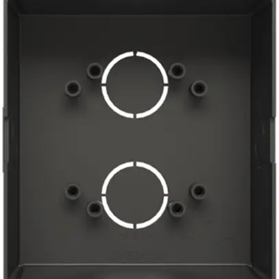 Boîte d'encastrement ABB-Welcome, taille 1/1 (1 module), noir 