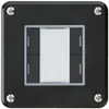 UP-Taster robusto C KNX 4× RGB LED s/e-link schwarz 