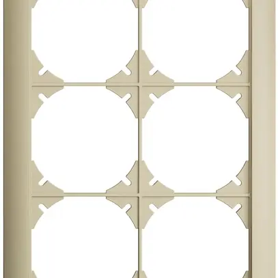 Telaio di copertura EDIZIOdue 2×3 vanille 