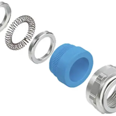 Presse-étoupe WM VG 21 HQ EMV68 14-18 PG21 14…18mm laiton IP68 argent 