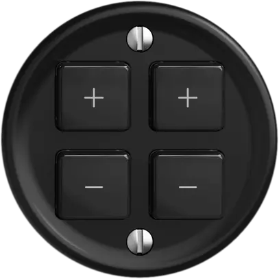 Station secondaire 2K/4T pour variateur Sdue Wiser noir 