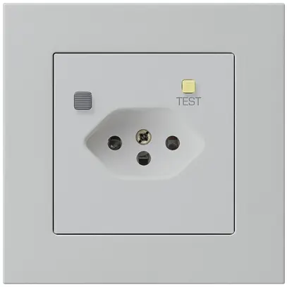 Presa INC KPR T13 FI 30mA grigio chiaro 