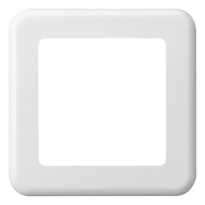 Plaque de recouvrement ENC 1×1 Hager basico 1×systo blanc 