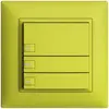 UP-Taster KNX 3-fach EDIZIOdue lemon RGB mit LED 