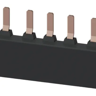 Barre collectrice Siemens SIRIUS 3RV1 pour taille S2, 4-fois, goupille, MD 55mm 
