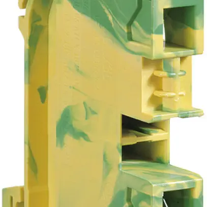 Morsetto di passaggio Hager 6mm², PE, ad innesto, aperto sul lato 