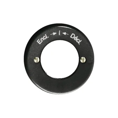 Kit front. Encl. -I-Décl. noir pour contact rot.imp.à clé FH 