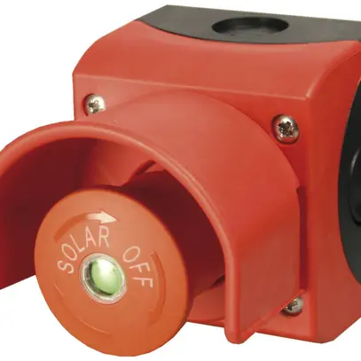 Interrupteur arrêt d'urgence AP 1F+1O pour installation PV 